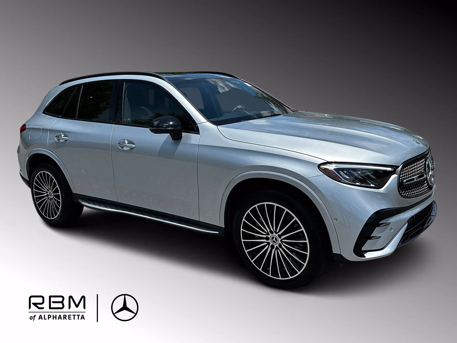 Certified Used 2025 Silver Mercedes-Benz GLC 300 image 1