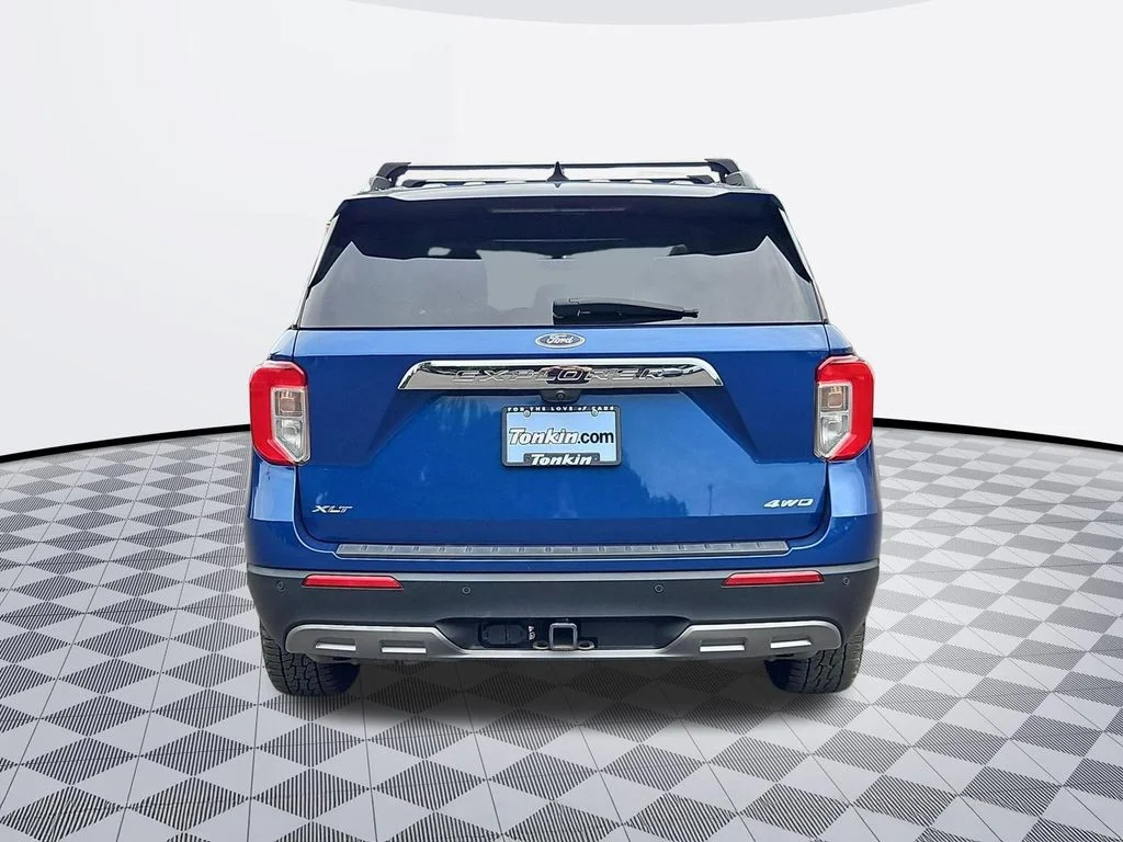 Used 2021 Blue Metallic Ford XLT image 5