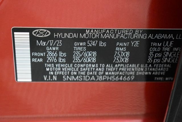 Used 2023 Red Hyundai SE image 46