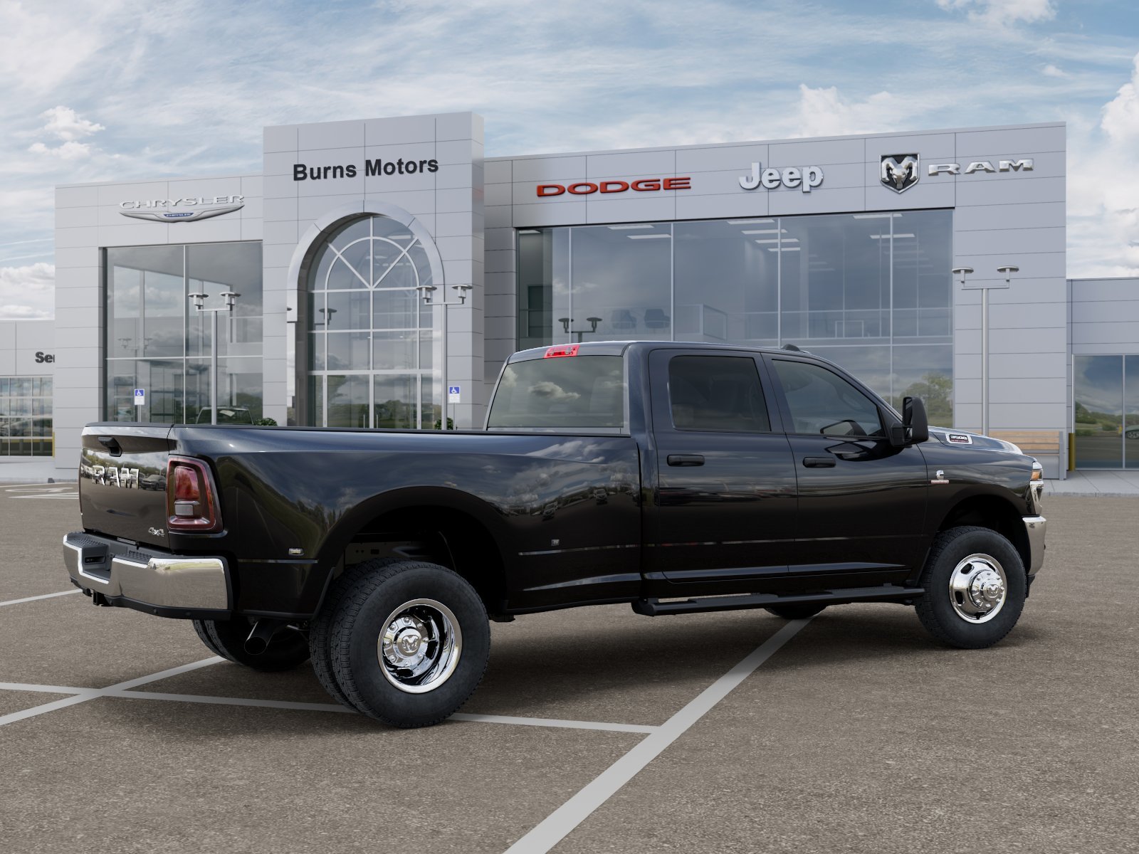 New 2026 Diamond Black Crystal Pearl-Coat Exterior Paint RAM Tradesman Dually image 30