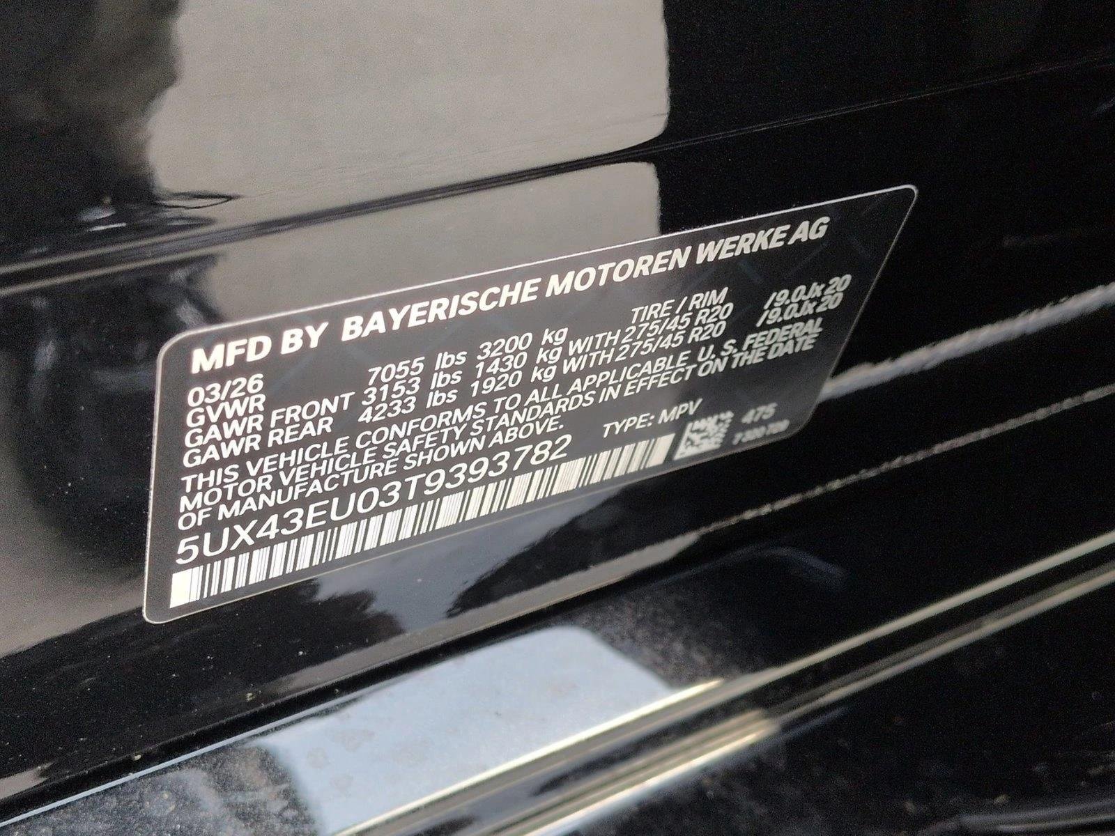 Used 2026 Black Sapphire Metallic BMW xDrive50e image 18