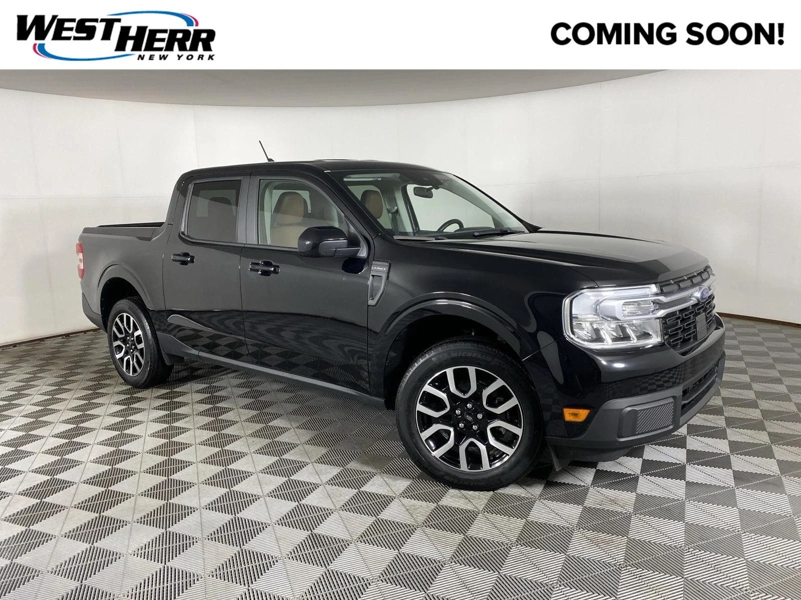 Used 2024 Shadow Black Ford LARIAT image 1
