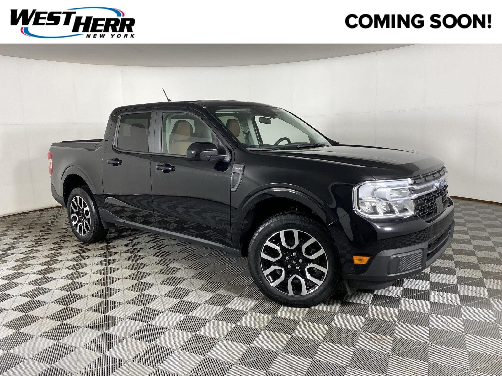 Used 2024 Shadow Black Ford LARIAT image 1
