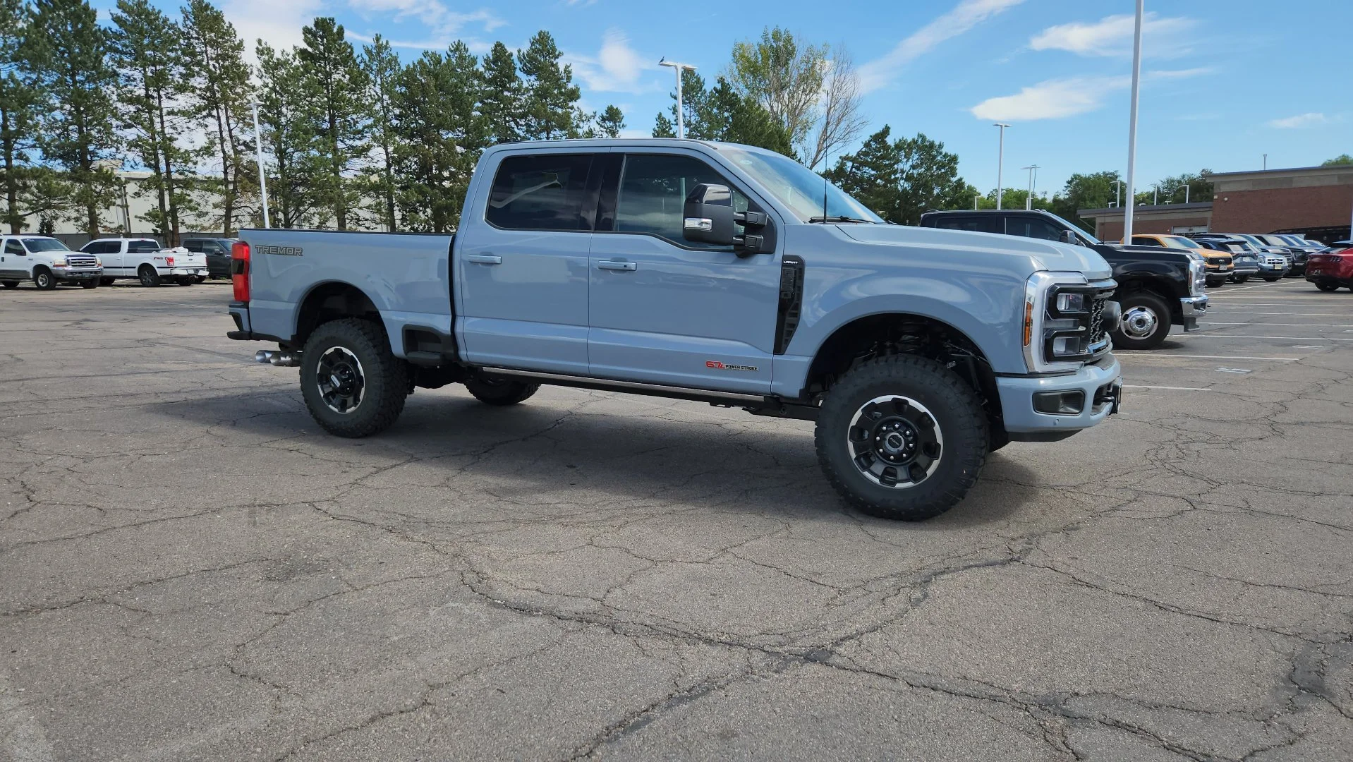 New 2026 Glacier Gray Metallic Tri-Coat Ford LARIAT image 8