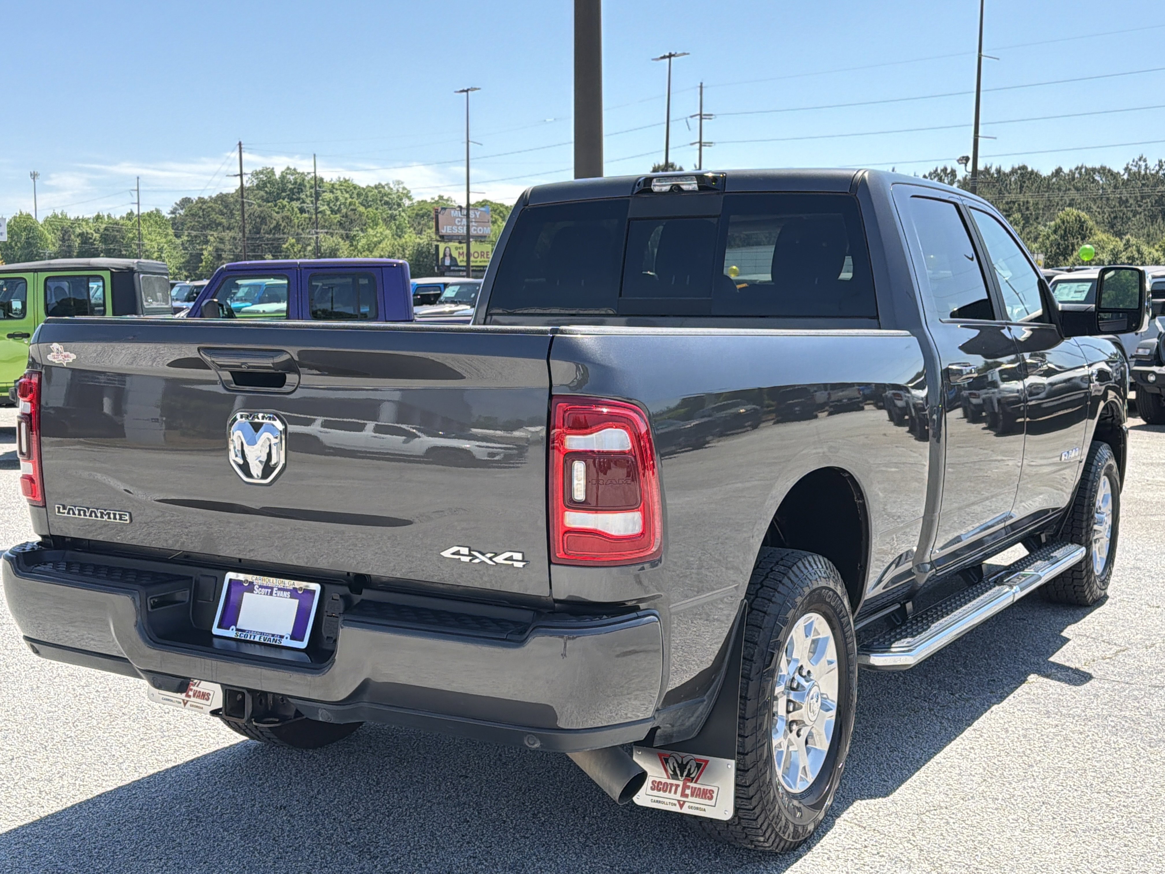Used 2024 Granite Crystal Metallic Clearcoat Ram Laramie image 8