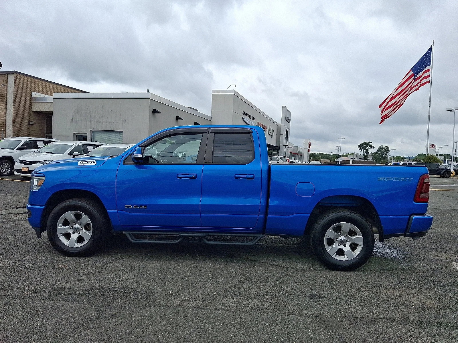 Certified Used 2021 Hydro Blue Pearlcoat Ram Big Horn image 4