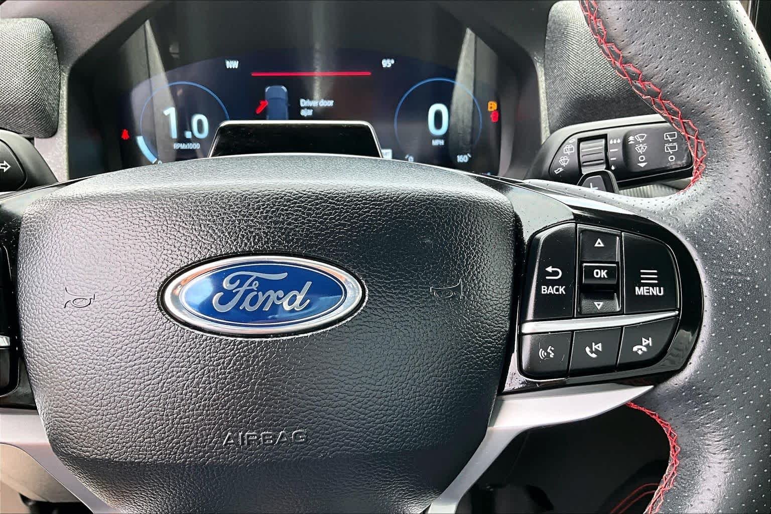 Used 2025 Star White Metallic Tri-Coat Ford ST image 24