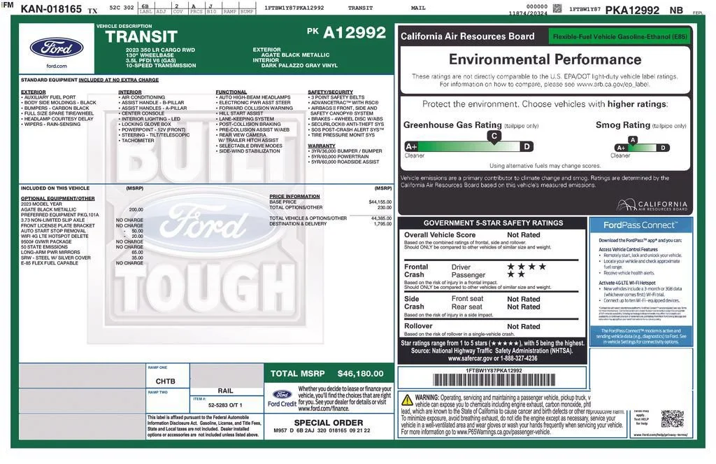 Used 2023 Black Metallic Ford Base image 37