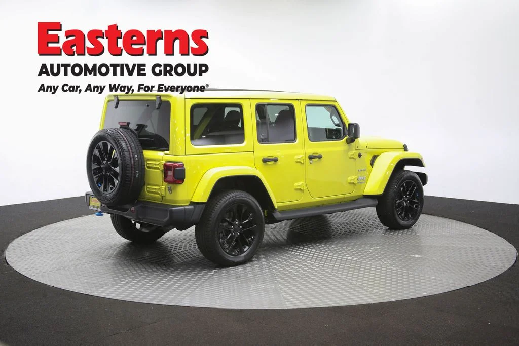 Used 2022 Yellow Jeep Unlimited Sahara 4xe image 42