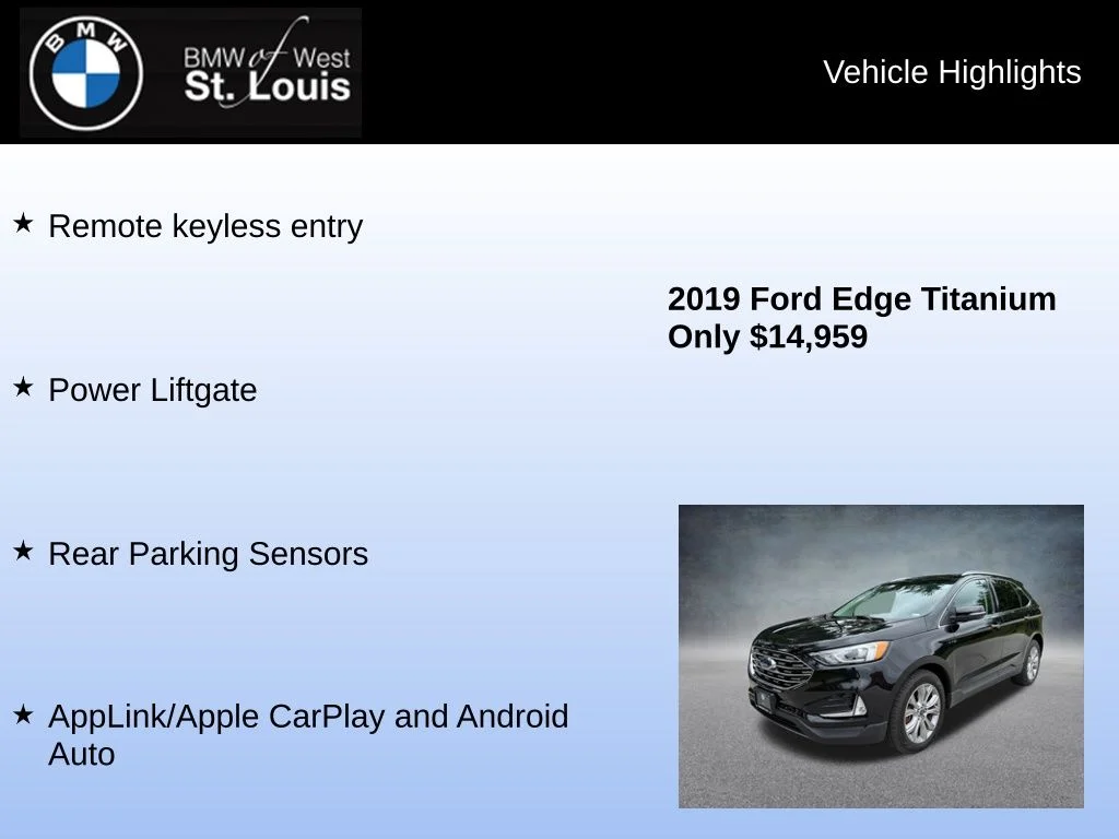 Used 2019 Black Ford Titanium image 8