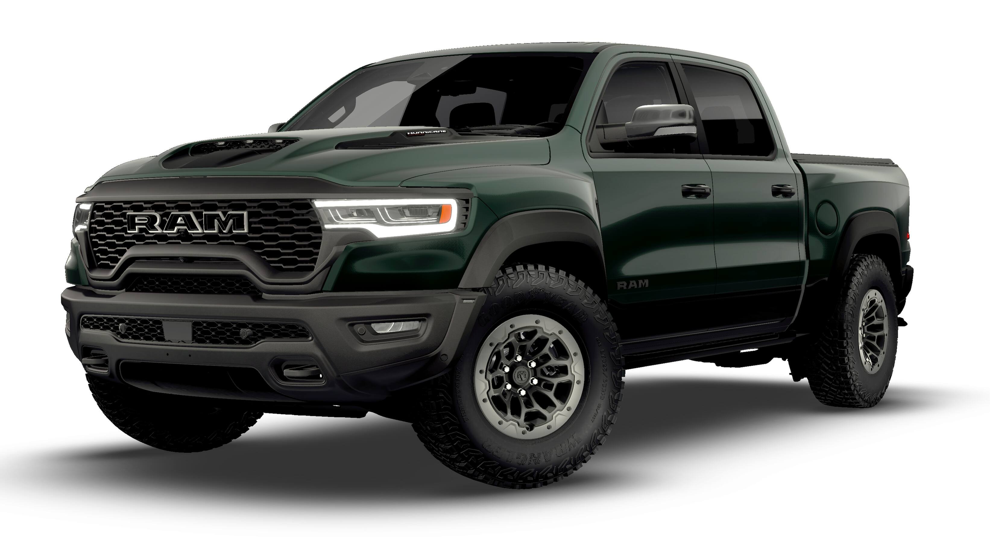 New 2026 Serrano-Green Metallic Exterior Paint RAM RHO image 1