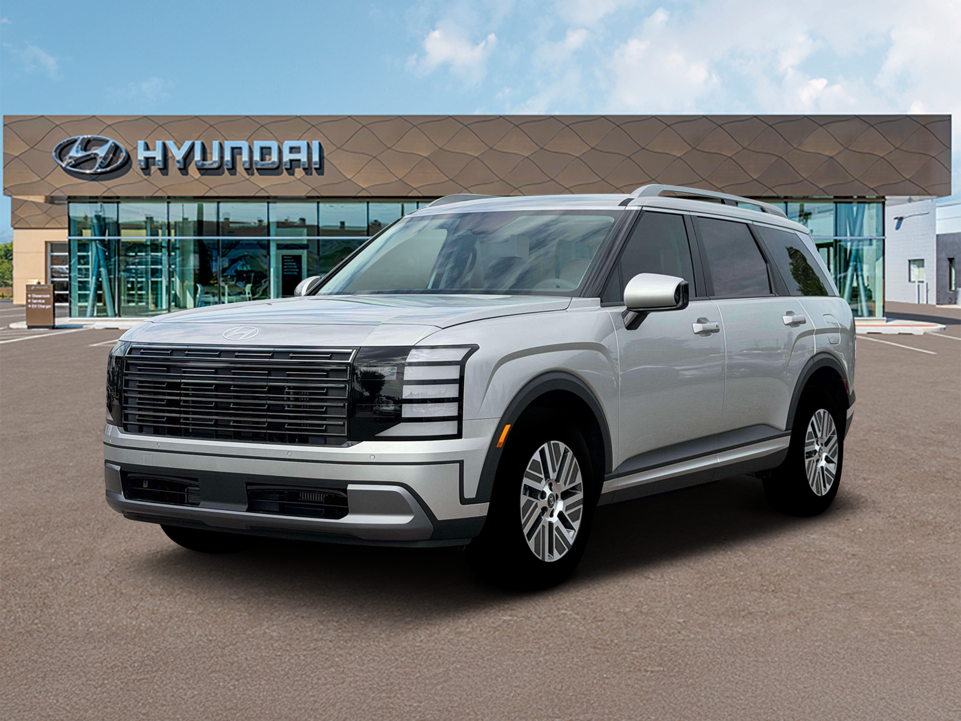 New 2026 Silver Hyundai SEL 7P image 1