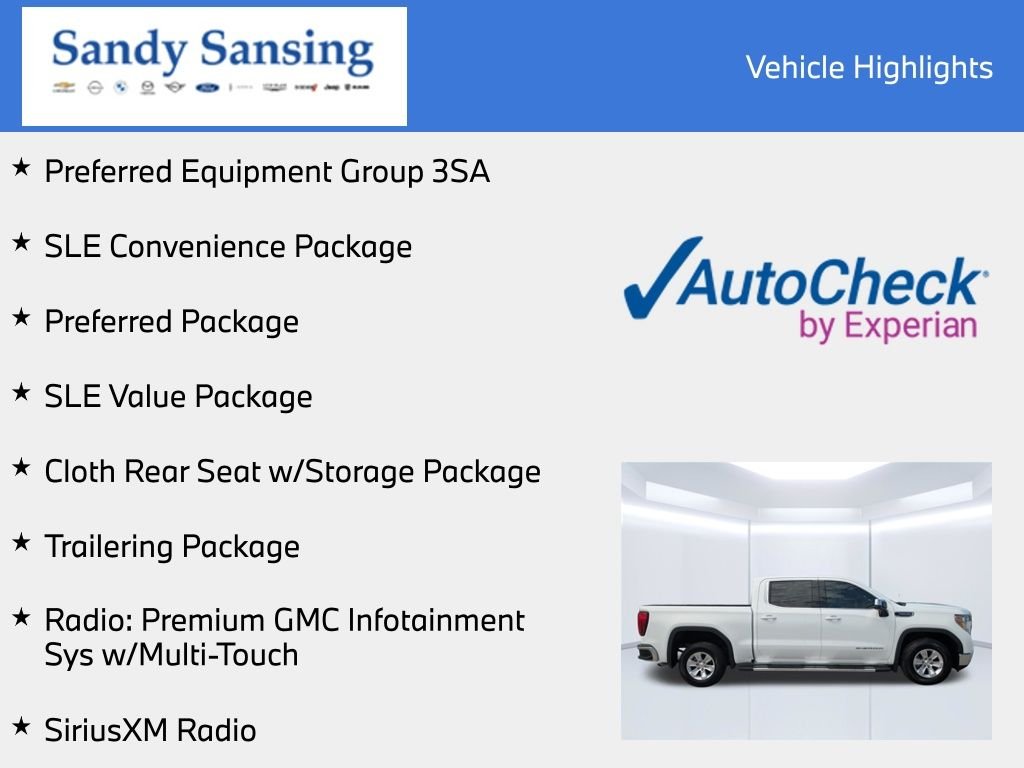 Used 2019 White GMC SLE image 7