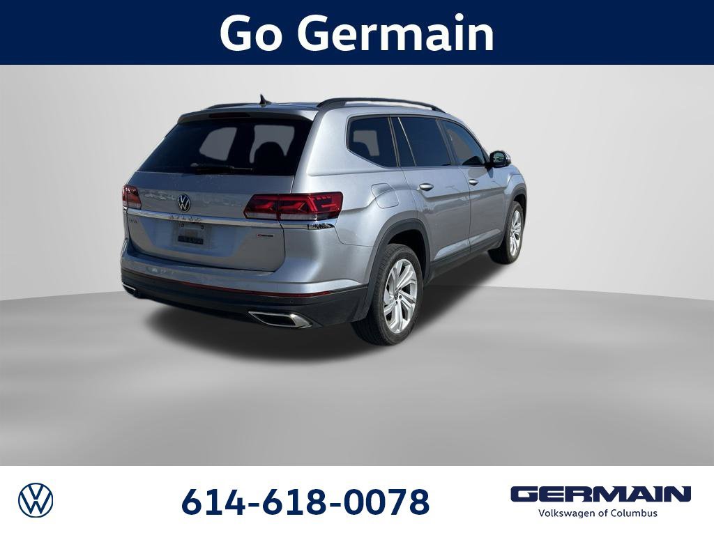 Used 2021 Silver Metallic Volkswagen 3.6L V6 SE w/Technology image 8