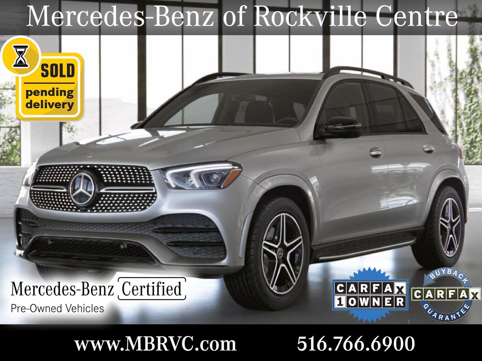 Certified Used 2023 Mojave Silver Metallic Mercedes-Benz GLE 350 image 1