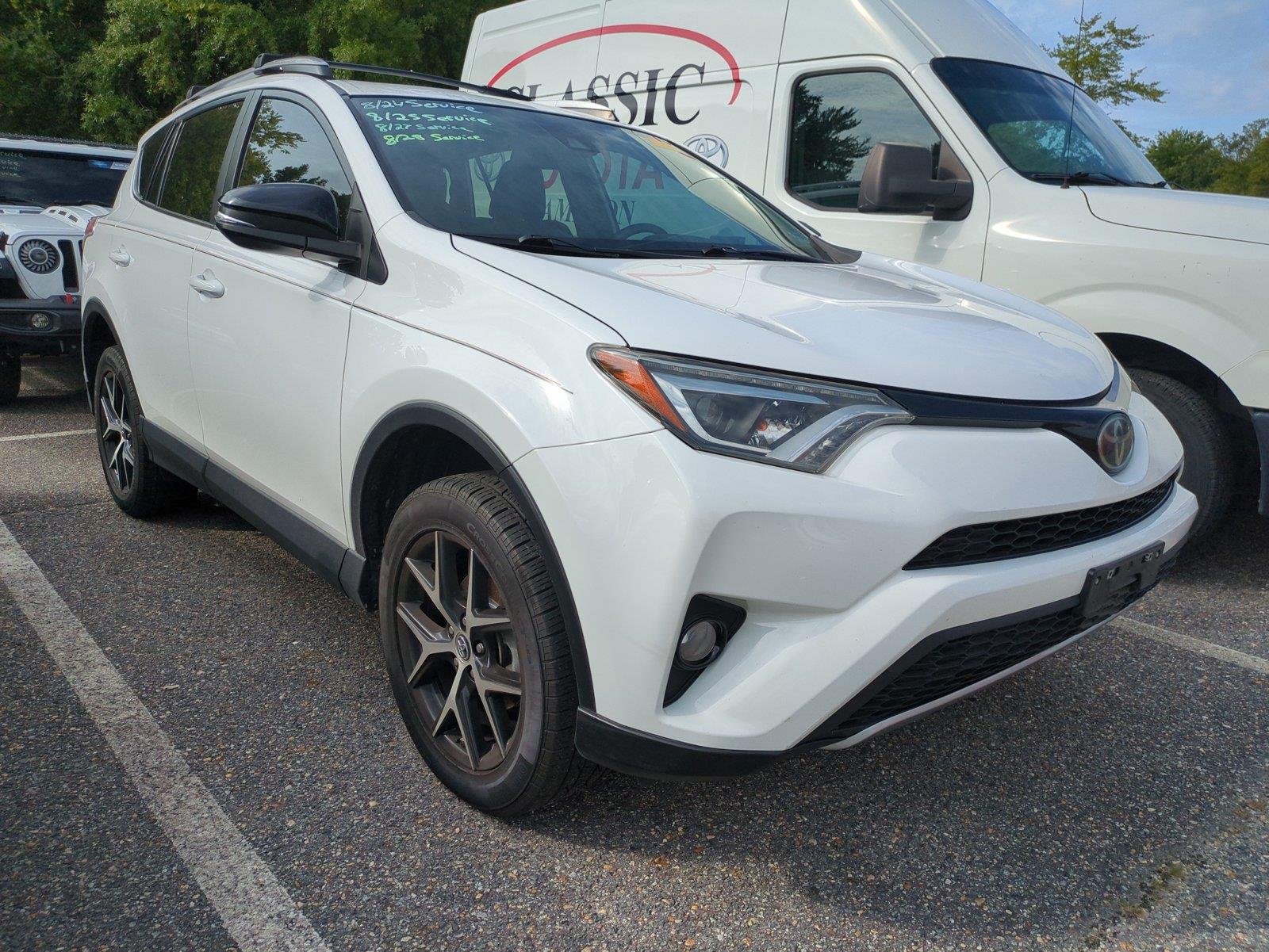 Used 2017 Super White Toyota SE image 2