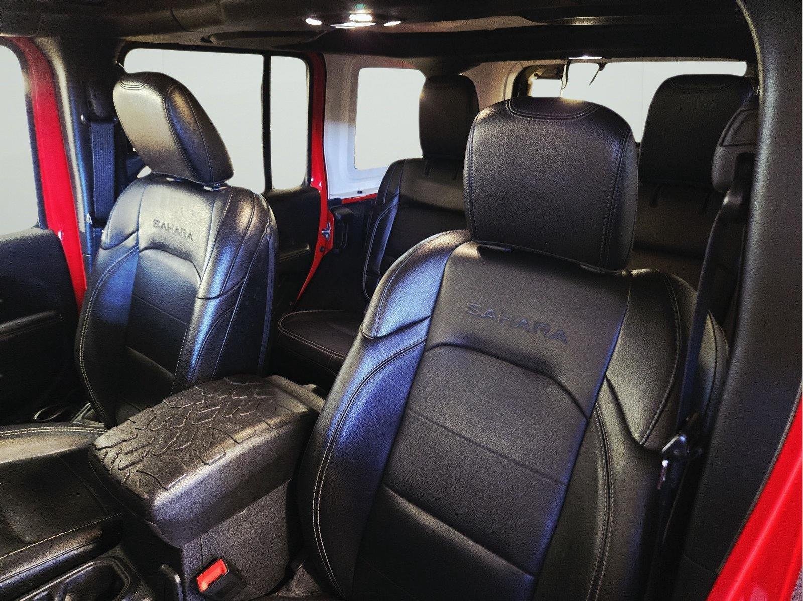 Used 2020 Firecracker Red Clearcoat Jeep Sahara image 35