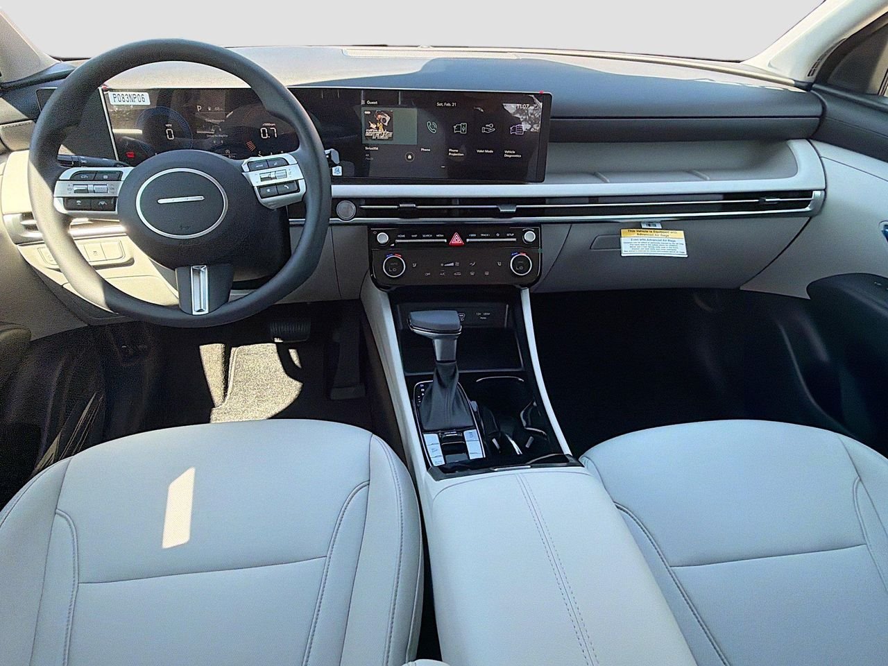 2026 Hyundai Tucson infotainment screen detail