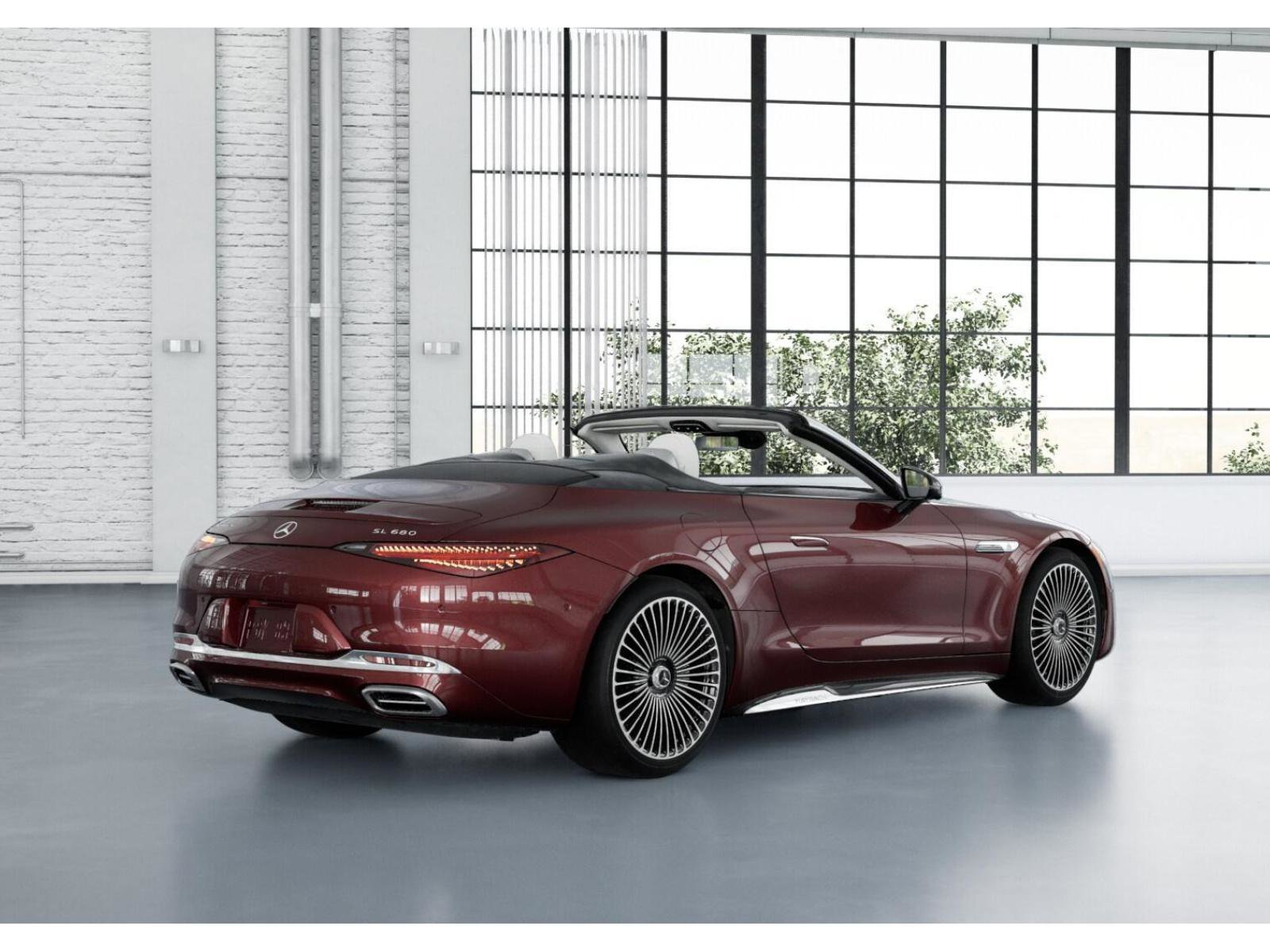 New 2026 MANUFAKTUR exclusive barolo red metallic Mercedes-Benz Maybach SL 680 Monogram Series image 21