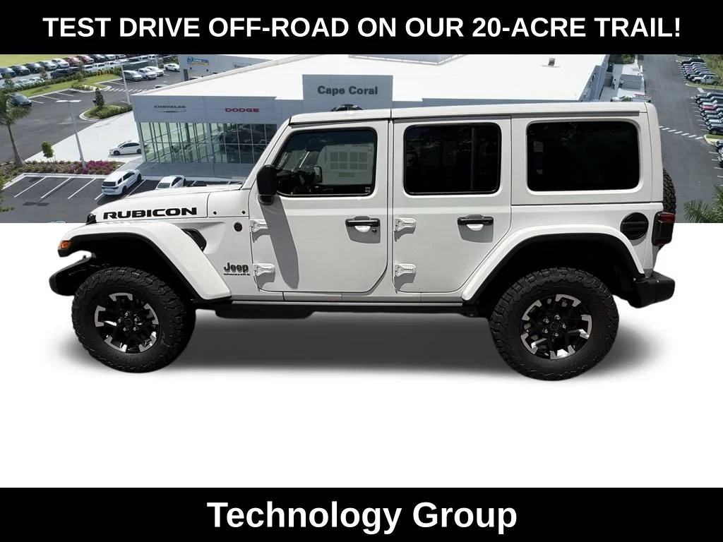 New 2026 Bright White Clear-Coat Exterior Paint Jeep Rubicon image 8