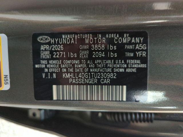 New 2026 Gray Hyundai SE image 16