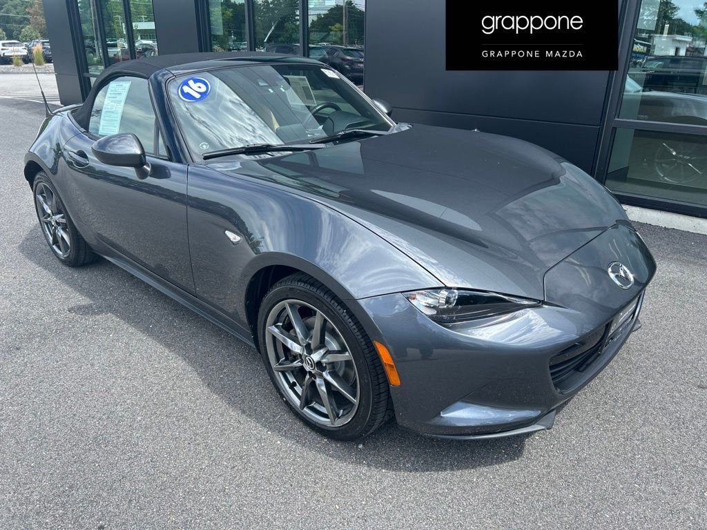 Used 2016 Meteor Gray Mazda Grand Touring image 1