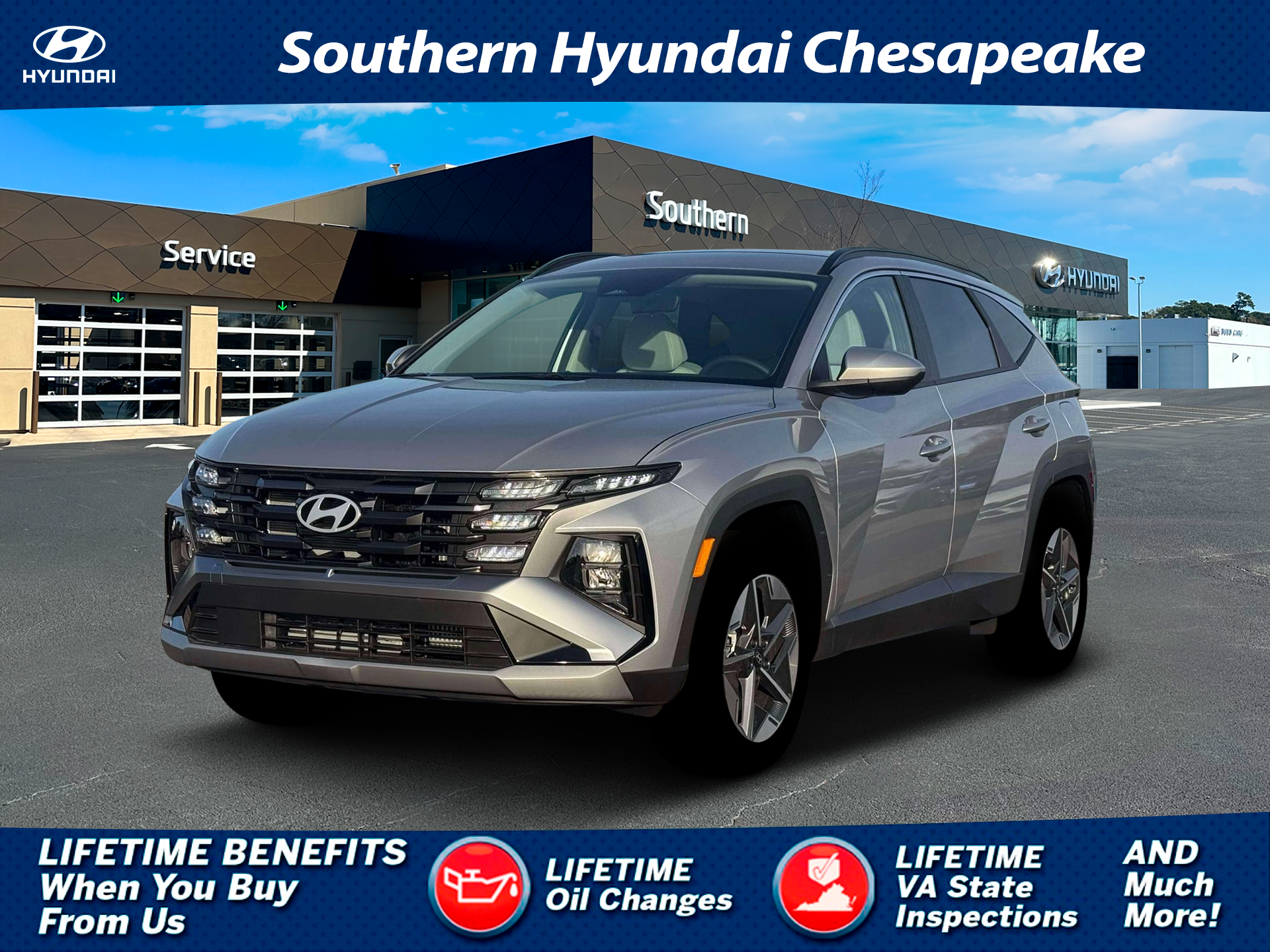 New 2026 Silver Hyundai SEL AWD image 1
