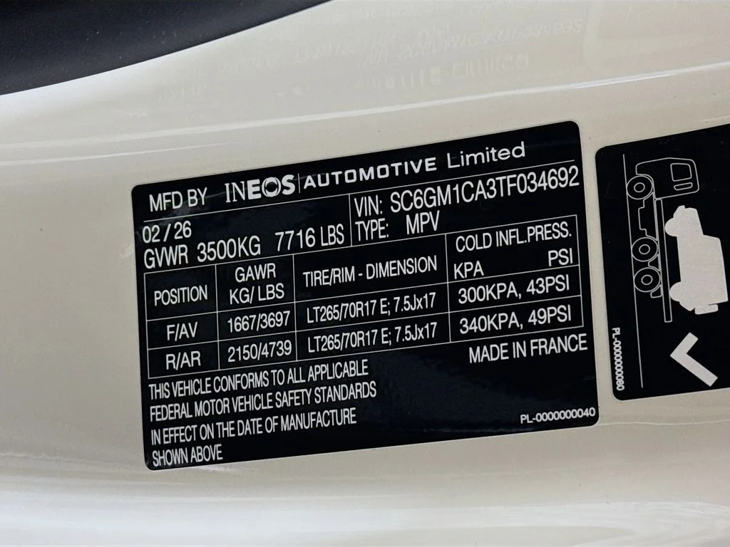 New 2026 White INEOS  image 26
