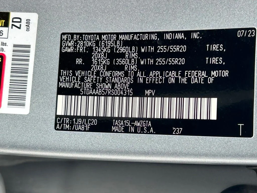 Used 2024 Silver Toyota Limited image 61