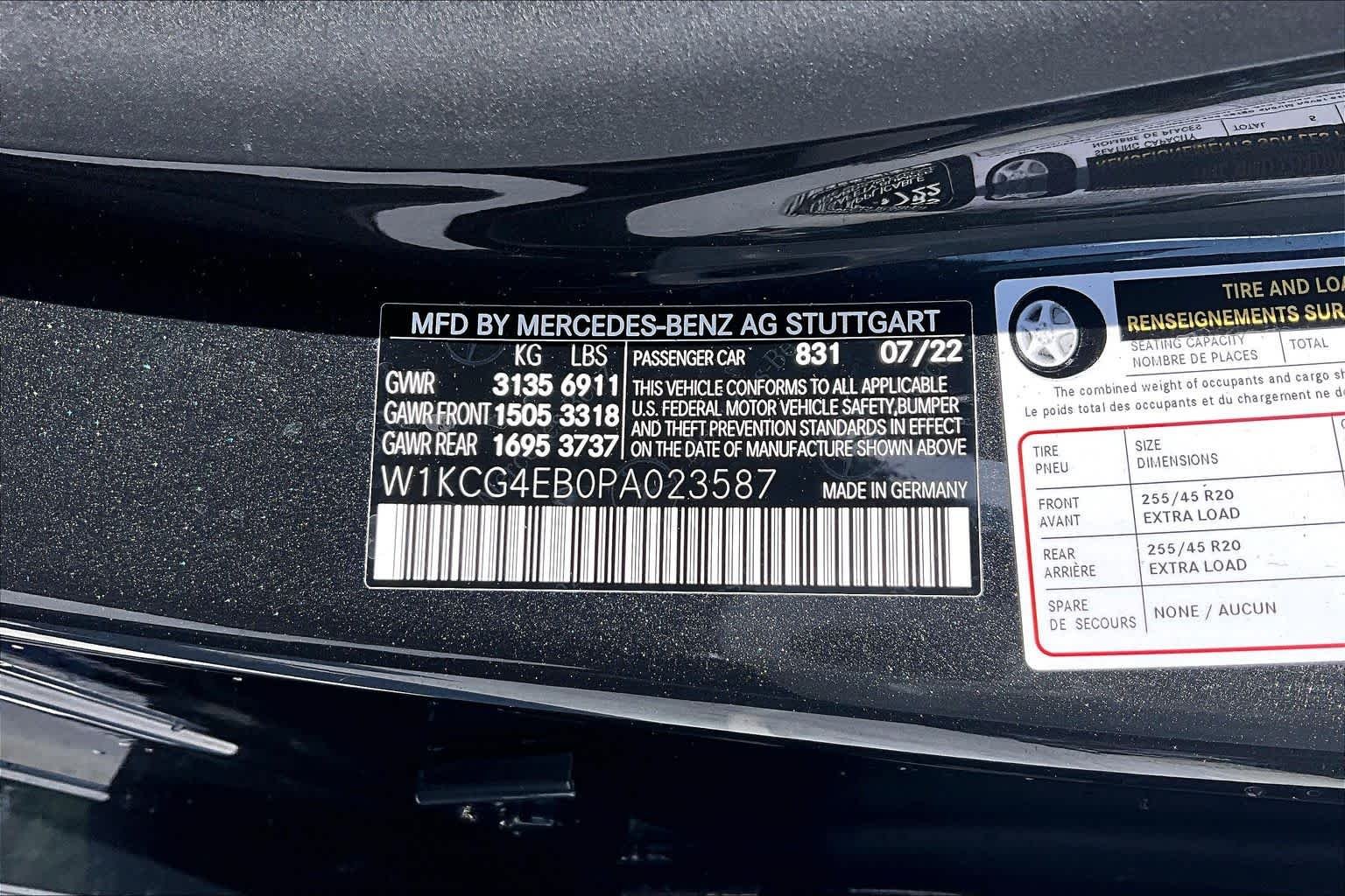 Certified Used 2023 Graphite Grey Metallic Mercedes-Benz EQS 580 image 31