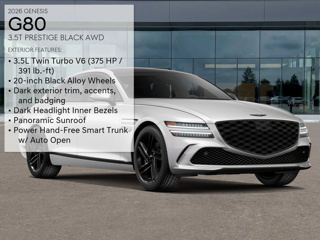 New 2026 Uyuni White Genesis 3.5T PRESTIGE BLACK image 3