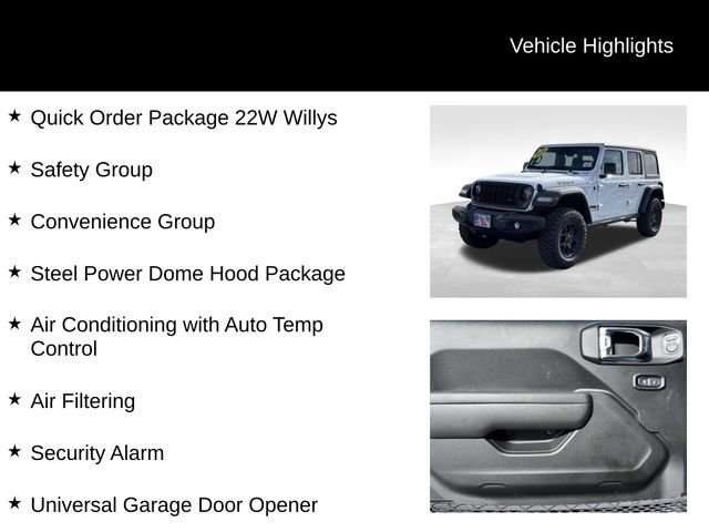 New 2026 Bright White Clear-Coat Exterior Paint Jeep Willys image 9
