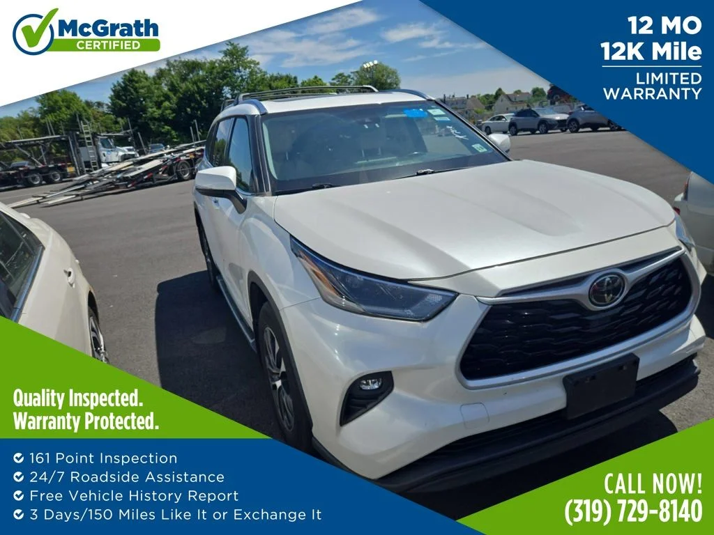Used 2021 White Toyota XLE image 1