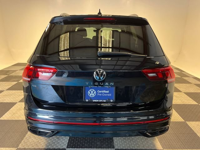 Certified Used 2022 Black Volkswagen 2.0T SE R-Line Black image 4