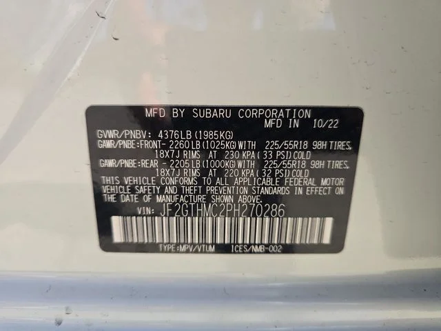 Used 2023 White Subaru Limited image 30