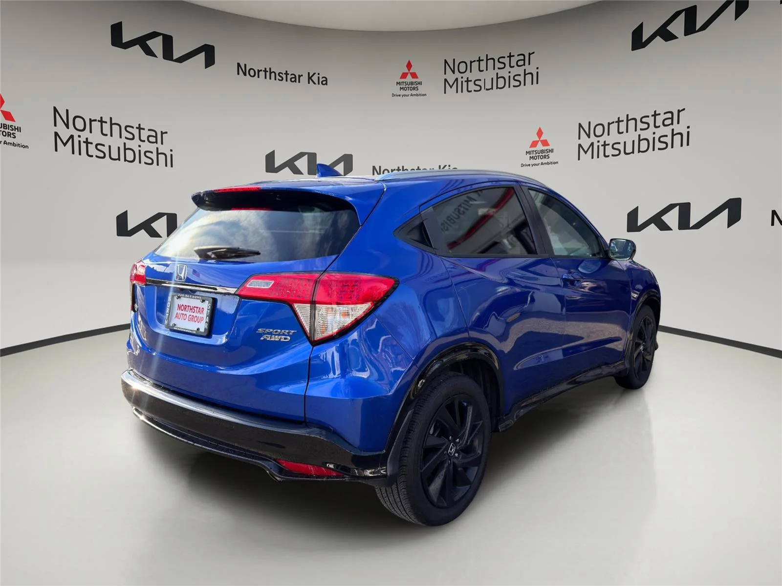 Used 2022 Aegean Blue Metallic Honda Sport image 4