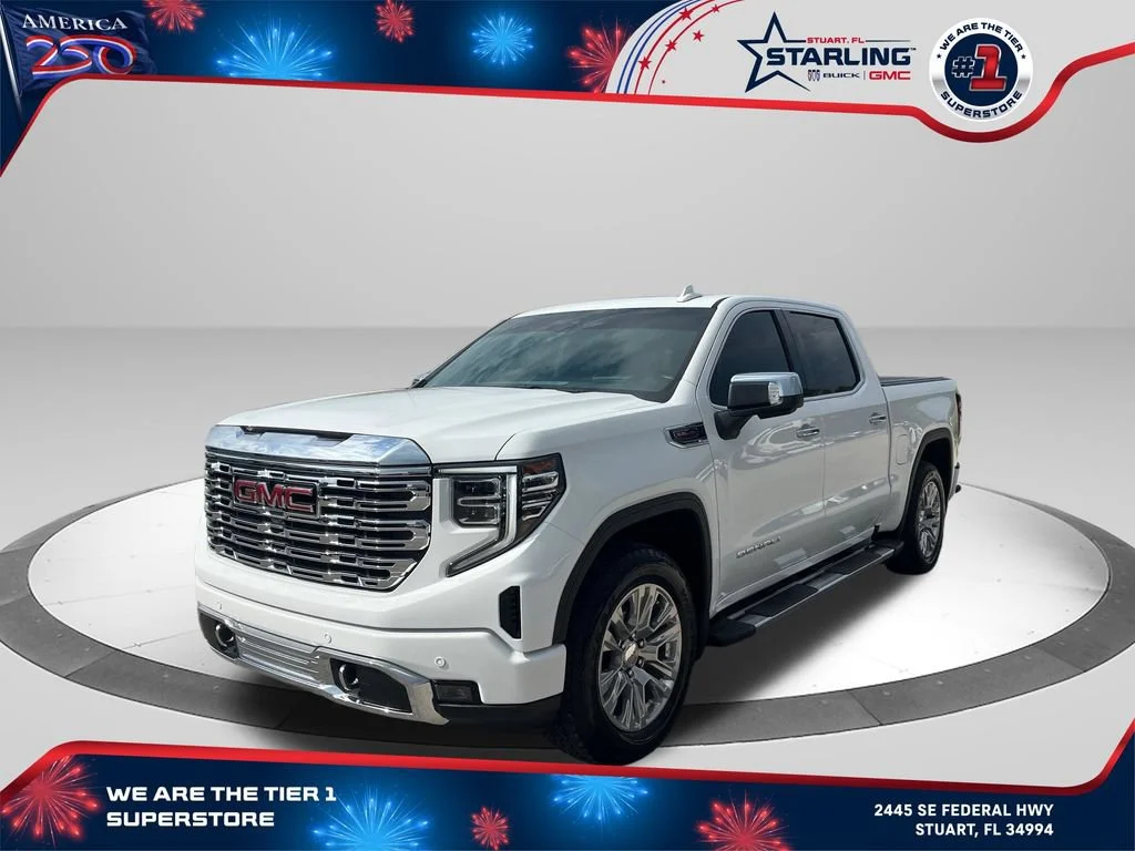 Used 2024 Summit White GMC Denali image 1