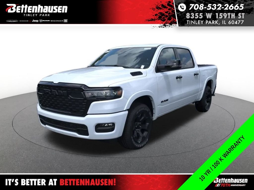 New 2026 Bright White Clear-Coat Exterior Paint RAM Big Horn image 2