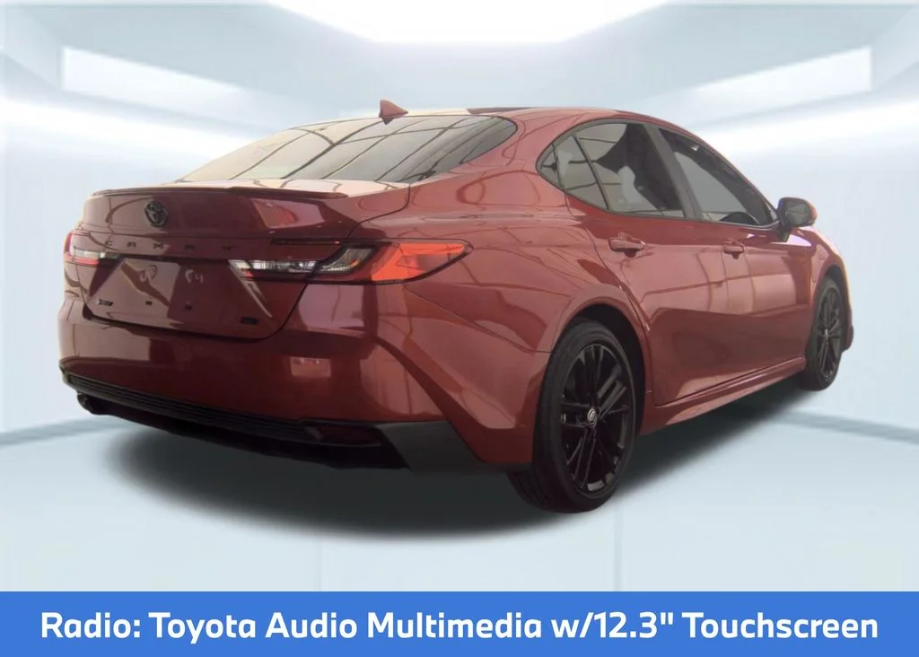 Used 2025 Red Toyota SE image 2