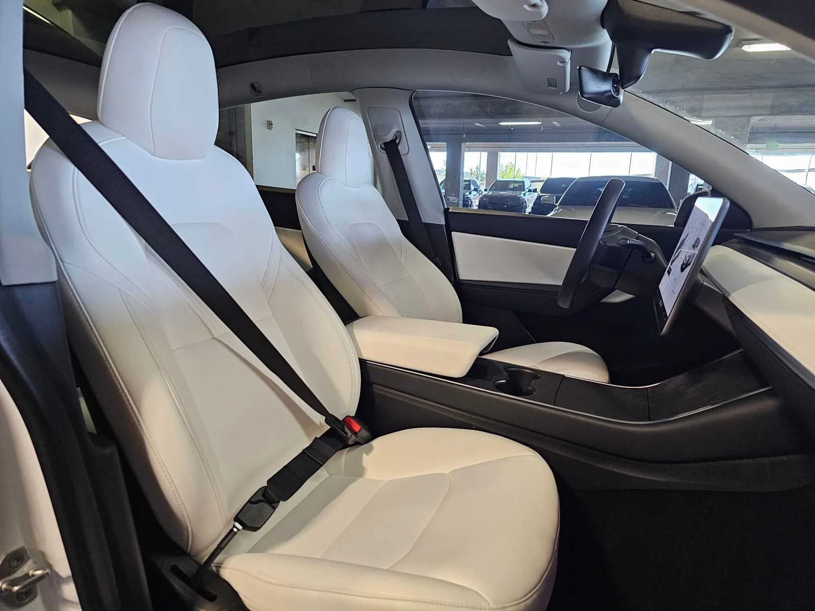 Used 2020 Pearl White Multi-Coat Tesla Performance image 29