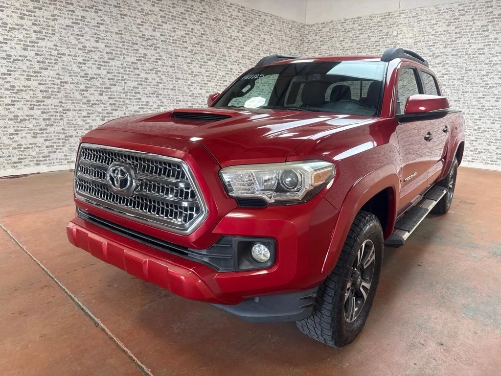 Used 2017 Barcelona Red Metallic Toyota TRD Sport image 3