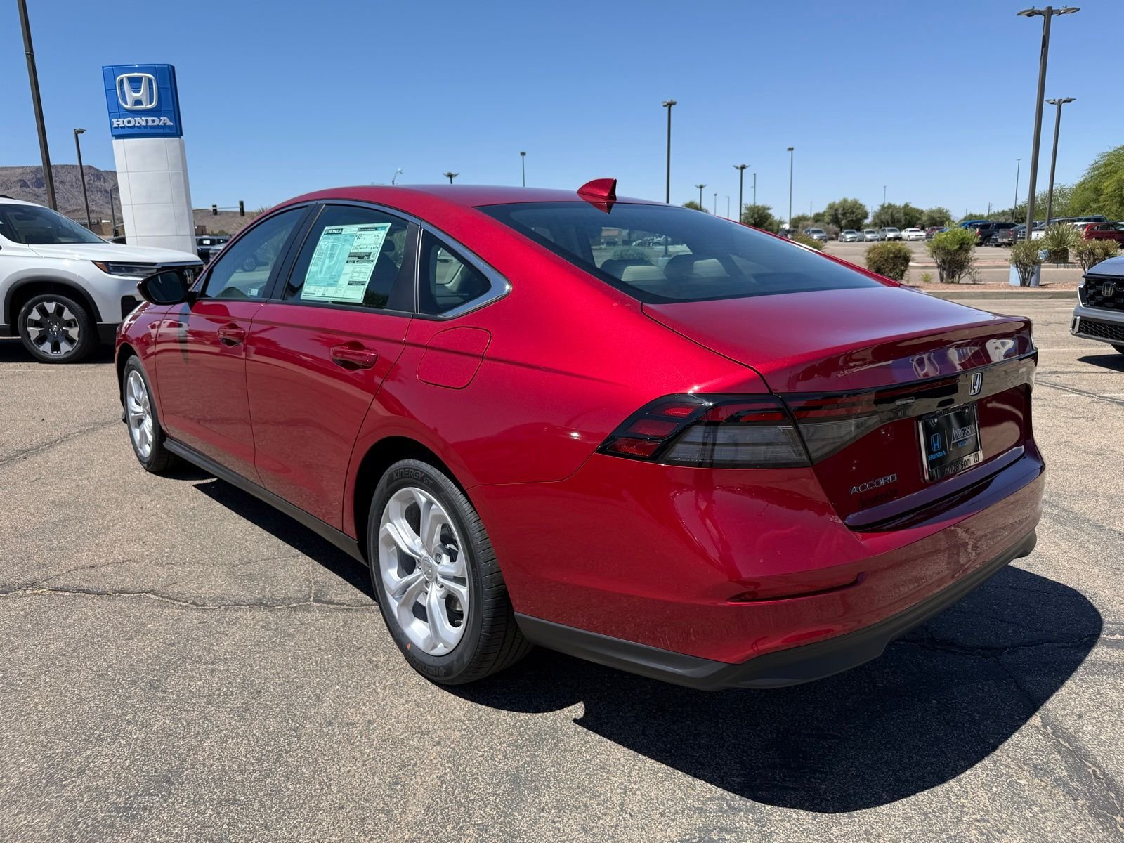 New 2026 Radiant Red Metallic Honda LX image 9