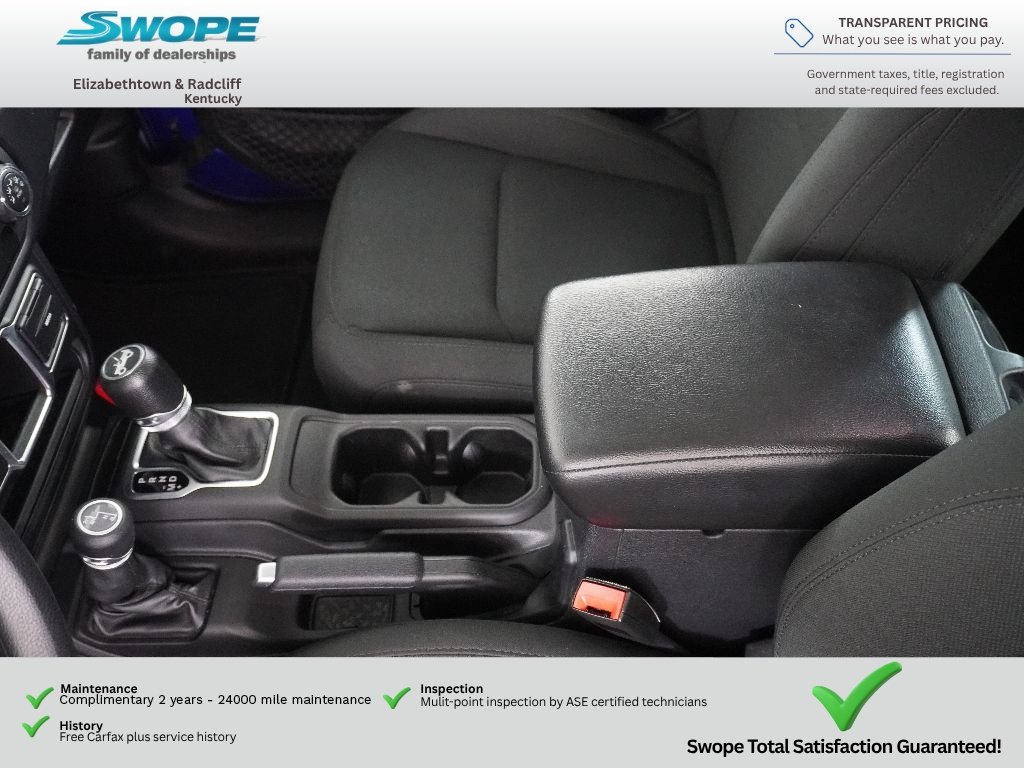Used 2018 Ocean Blue Metallic Clearcoat Jeep Sport image 23