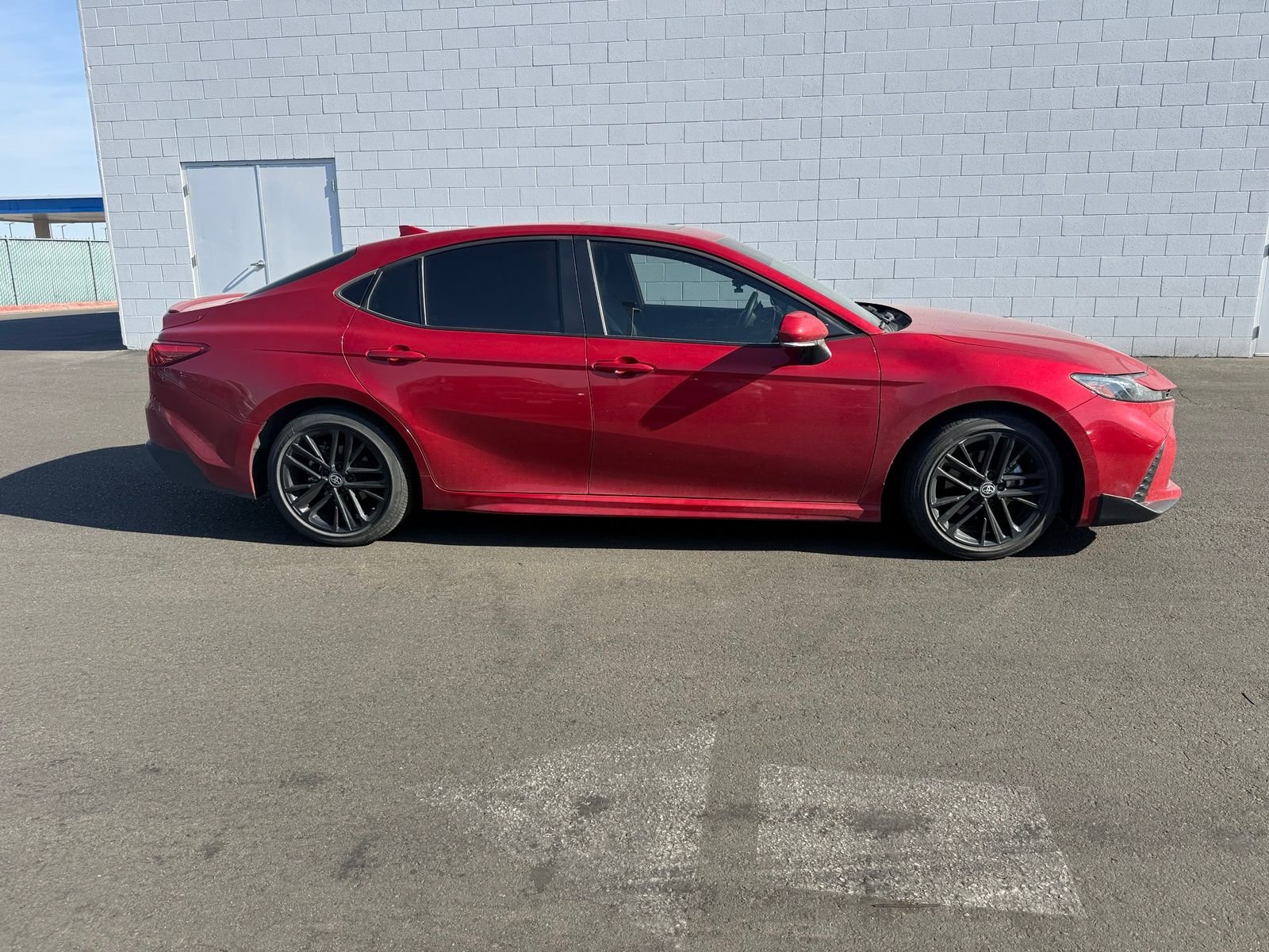 Used 2025 Red Toyota SE image 1