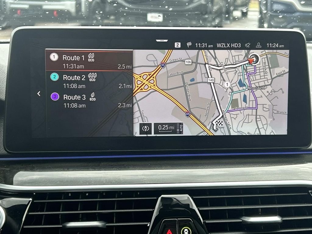 Used 2022 Black BMW 540i xDrive image 28