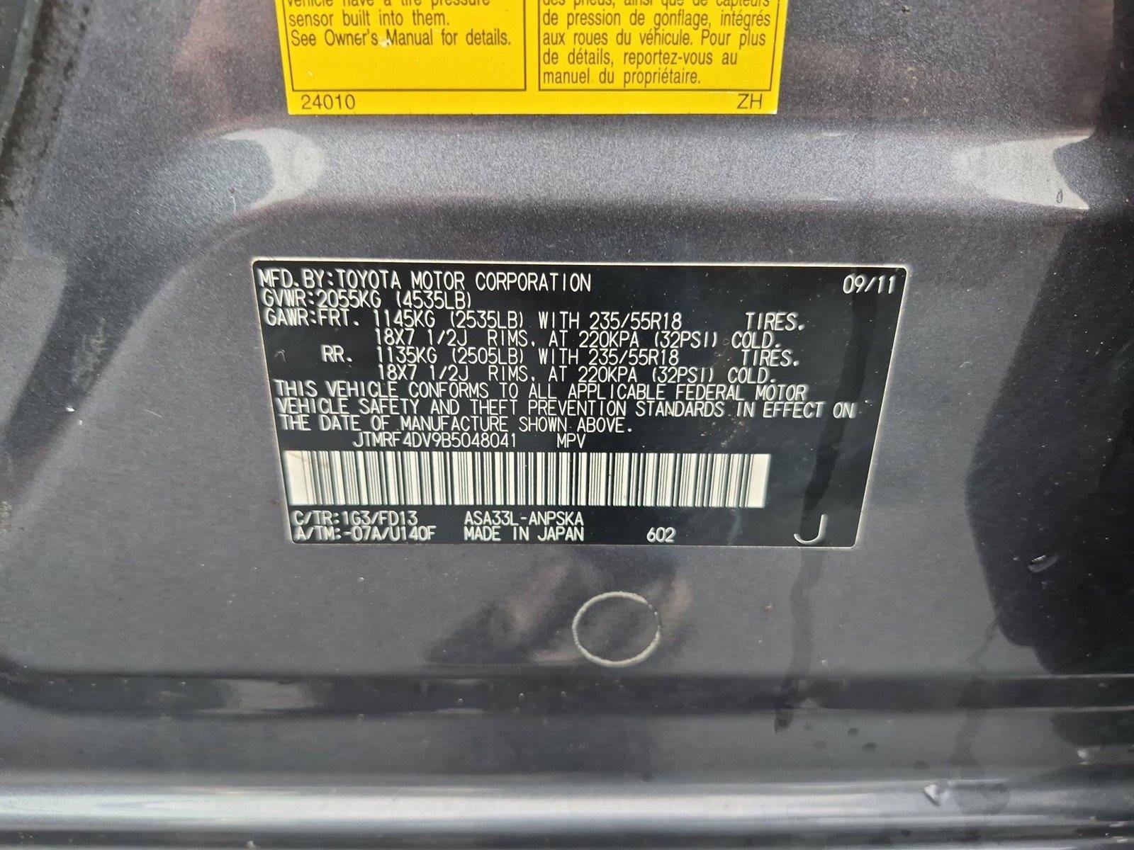 Used 2011 Magnetic Gray Metallic Toyota Sport image 37