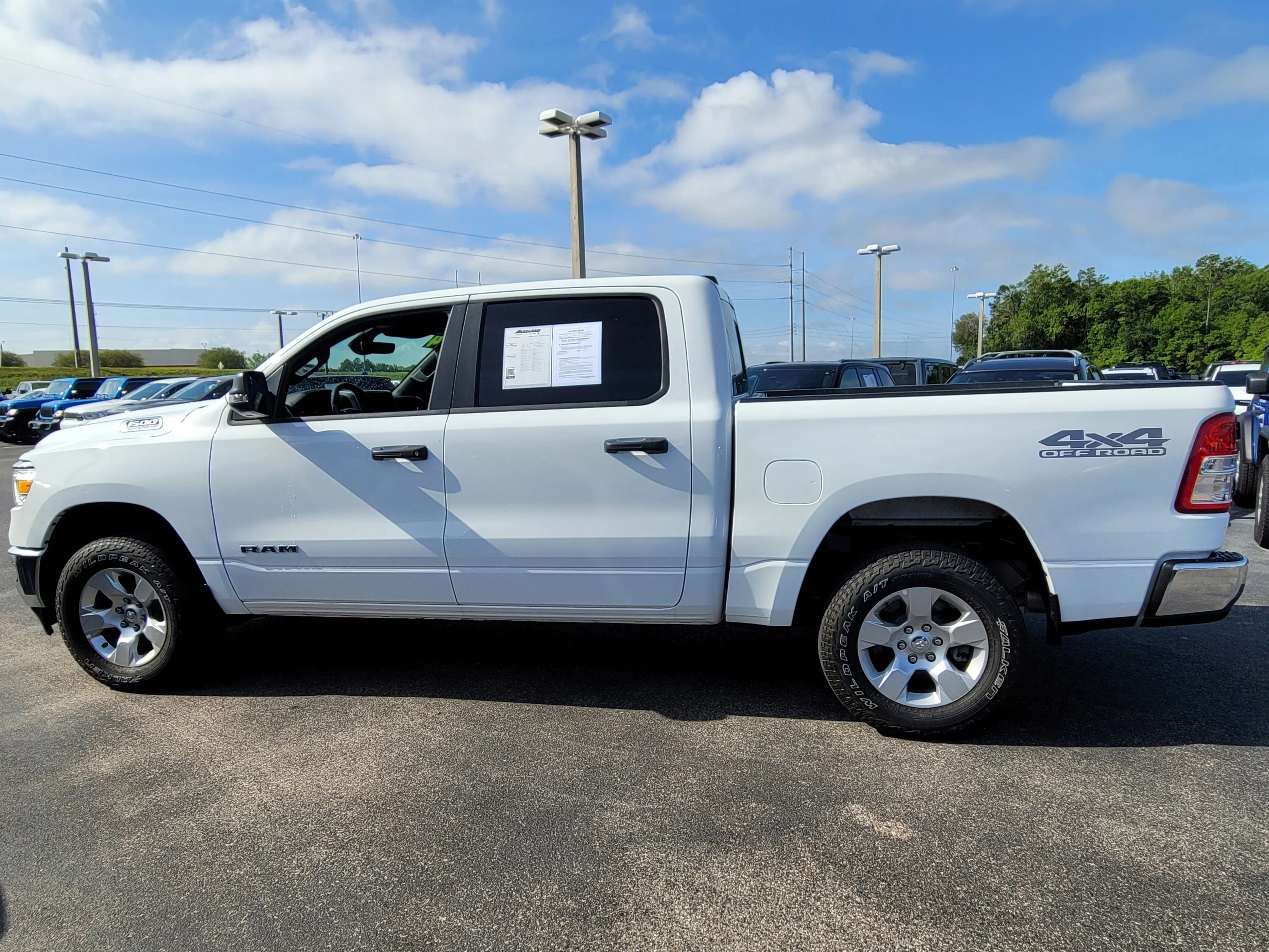 Used 2024 Bright White Clearcoat Ram Big Horn image 7