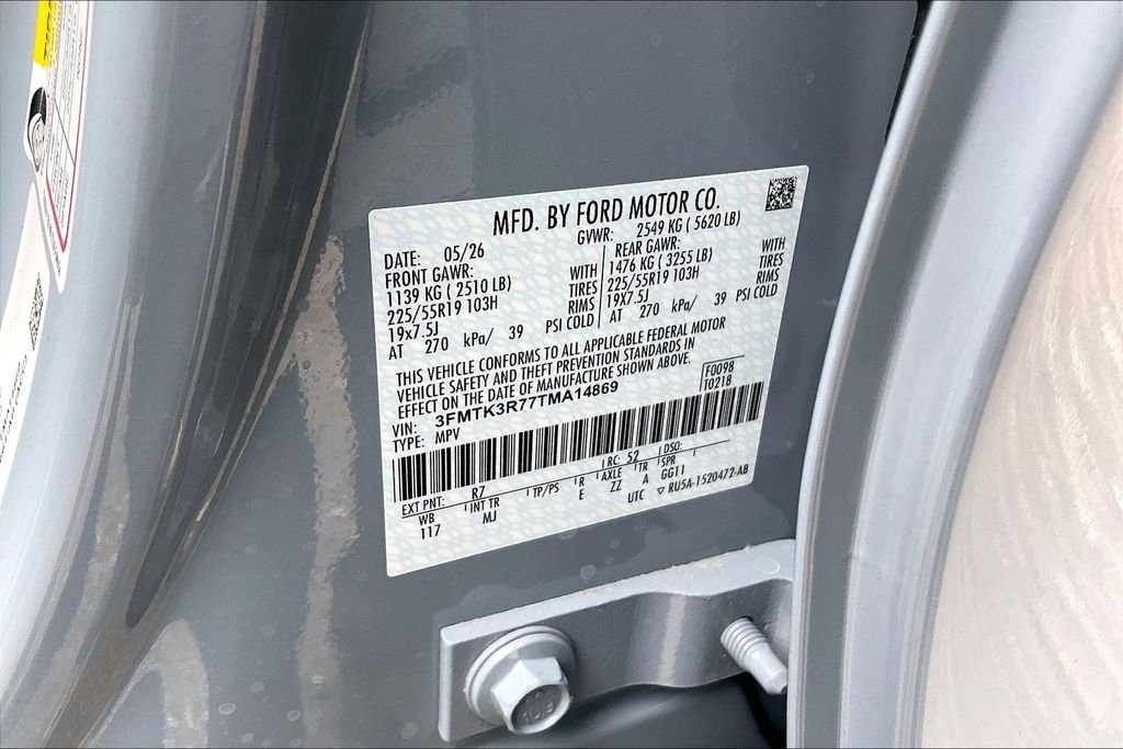 New 2026 Glacier Gray Metallic Tri-coat Ford Premium image 11