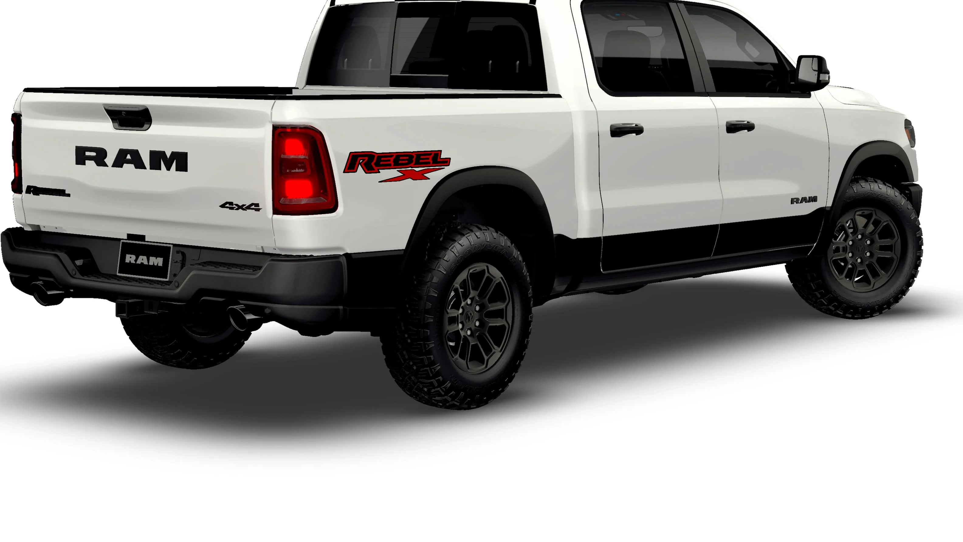 New 2026 Bright White Clear-Coat Exterior Paint RAM Rebel image 14