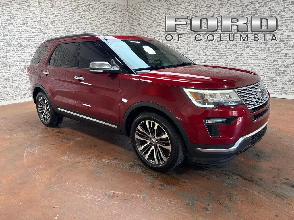 Used 2018 Red Ford Platinum image 1